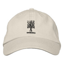 Pet Steengrijs Geborduurde Baseball Caps