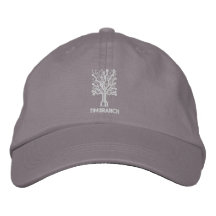 Pet Stormgrijs Geborduurde Baseball Cap