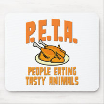PETA-folk som äter smakliga djur Mus Matta