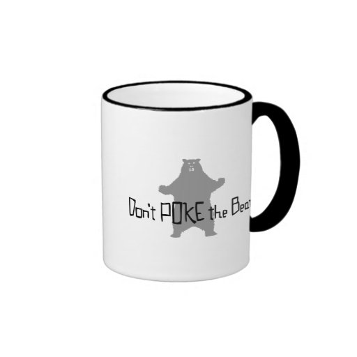 Peta inte BJÖRNEN Kaffe Mugg