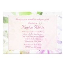 Petals Pink Invitation