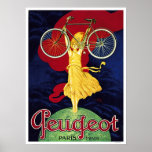 Peugeot cyklar - tappningcykelaffischen