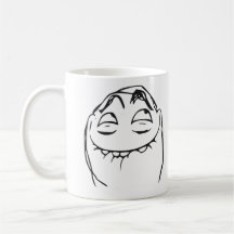 PFFTCH som skrattar ursinneansiktetecknaden Meme Kaffe Kopp