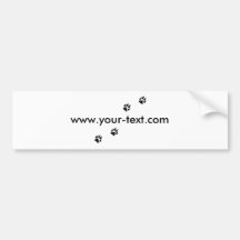 pfoten- paws  and your-text.com auto sticker