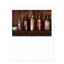 Pharmacist - medicinska Elixers Vykort