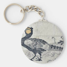 Pheasant Ukiyoe Nyckel Ringar