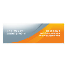 Phil McCoy smala Visitkort Mallar