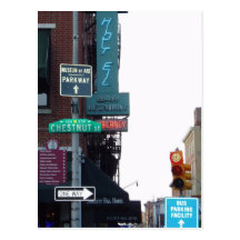 Philadelphia gata vykort