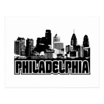 Philadelphia horisont vykort
