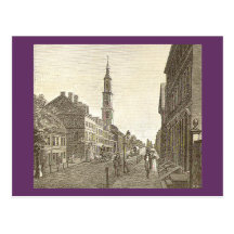 Philadelphia i vykortet 1800