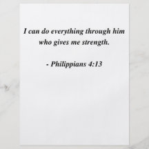 PHILIPPIANS4:13 FULL FÄRG FLYGBLAD