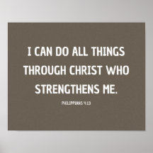 Philippians4:13affisch, bibelverse för dig