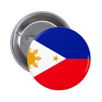 Philippines flagga knappar