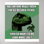 Philosoraptor nonsens affisch