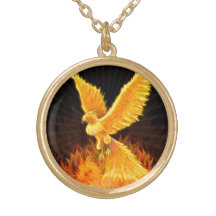 Phoenix resninghalsband/Locketsmycken
