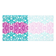 Photo Card Floral abstract background