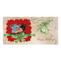 Photocard-Helgdag jul Anpassingsbara Fotokort