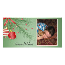 Photocard-Helgdag jul Skräddarsydda Fotokort