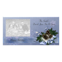 Photocard-Helgdag jul Skräddarsydda Fotokort