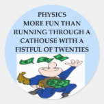 PHYSICS2 RUND KLISTERMÄRKE