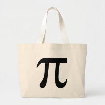Pi-symbol Tote Bag