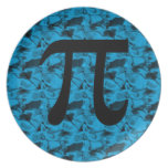 Pi undertecknar tallrik