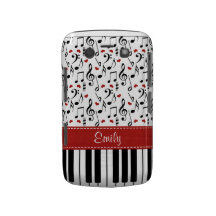 Pianoblackberry boldfodral täcker Case-Mate blackberry fodral