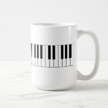 Pianonycklar - kaffemugg