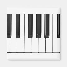 pianonycklar magnet för kylskåp