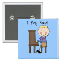 PianospelareTshirts och gåvor Knapp