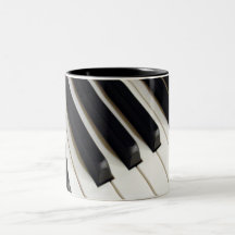 Pianotangentbord Kaffe Kopp