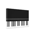 Pianotangentbord Kanvastryck