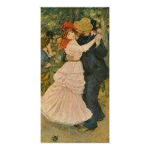 Pierre-Auguste Renoir dans på Bougival (1883) Hälsningskort Med Foto