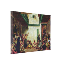 Pierre-Auguste Renoir - judiskt bröllop Sträckta Canvas Tryck