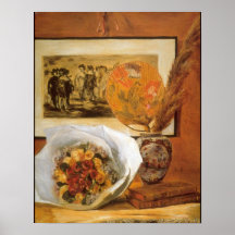 Pierre Renoir - bukett Posters