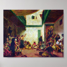 Pierre Renoir - judiskt bröllop (efter Delacroix) Posters