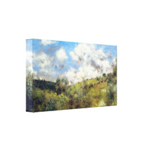 Pierre Renoir - landskap Sträckta Canvas Tryck