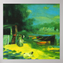 Pierre Renoir - ställe för Bading Print