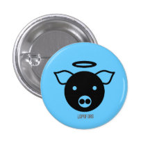 PiGcasso konstutställning - Piggy ängel Knapp