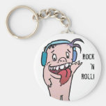Piggy Rock'n Nyckel Ring