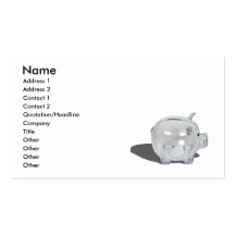 PiggyBankProfile102410 namn, adress 1, adress… Visitkort Mallar