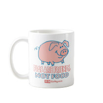 Pigs är vänner rånar kaffe koppar