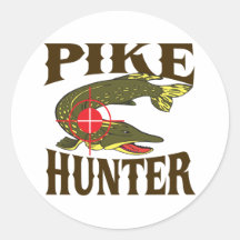 Pike jägare klistermärke