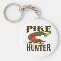 Pike jägare nyckel ring