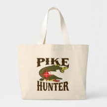Pike jägare tote bags