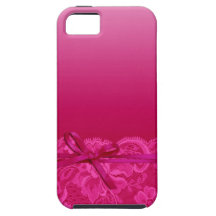 Pilbågebandet & snör åt | fuschia iPhone 5 Case-Mate fodraler
