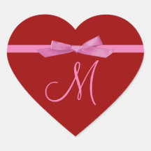 PilbågeMonogram Klistermärken