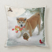 Pillowos för Akita snöbär Kuddar