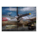 Pilot- - flygplan - Ben-29 Superfortress Hälsningskort