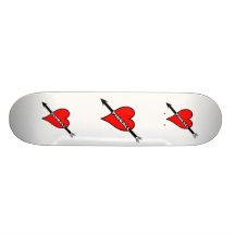 Pinballhjärta Skateboard Deck